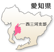 愛知県三河支部の位置